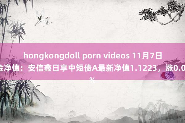 hongkongdoll porn videos 11月7日基金净值：安信鑫日享中短债A最新净值1.1223，涨0.03%