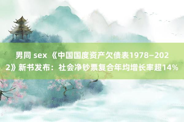 男同 sex 《中国国度资产欠债表1978—2022》新书发布：社会净钞票复合年均增长率超14%